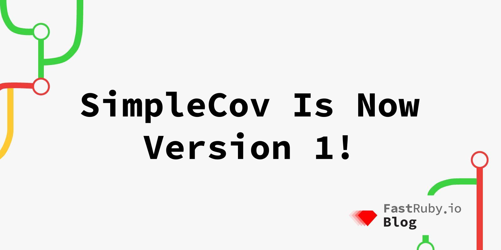 SimpleCov is now version 1!