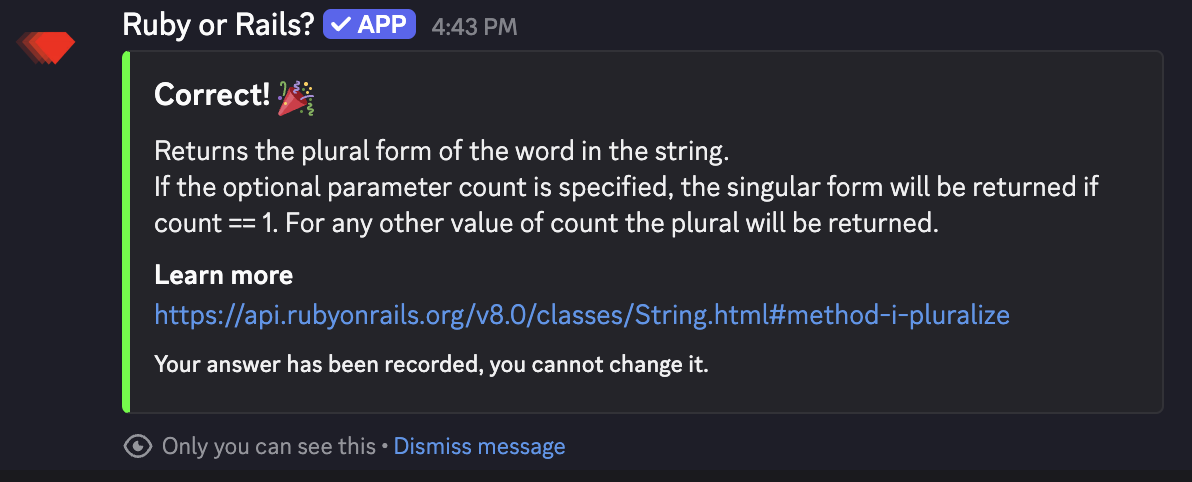 Answer Feedback